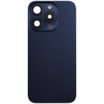 Apple iPhone 15 Pro Back Cover with Magnet Bazel incl NFC and Flash Flex - Blue Titanium Pulled A