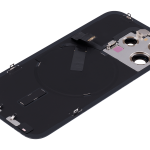 Apple iPhone 15 Pro Back Cover with Magnet Bazel incl NFC and Flash Flex - Blue Titanium Pulled A