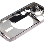 Apple iPhone 15 Pro Middle Frame with Small Parts - Natural Titanium Pulled A