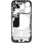 Apple iPhone 15 Pro Middle Frame with Small Parts (No Charger Flex) - Blue Titanium Pulled A