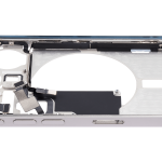 Apple iPhone 15 Pro Middle Frame with Small Parts (No Charger Flex) - White Titanium Pulled A