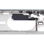 Apple iPhone 15 Pro Middle Frame with Small Parts (No Charger Flex) - White Titanium Pulled A