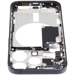 Apple iPhone 15 Pro Middle Frame with Small Parts (No Charger Flex) - Black Titanium Pulled A