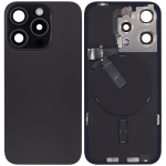Apple iPhone 15 Pro Back Cover with Magnet Bazel incl NFC and Flash Flex - Black Titanium Pulled A