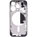 Apple iPhone 15 Pro Middle Frame with Small Parts (No Charger Flex) - Blue Titanium AM Plus