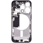 Apple iPhone 15 Pro Middle Frame with Small Parts (No Charger Flex) - Blue Titanium AM Plus