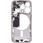 Apple iPhone 15 Pro Middle Frame with Small Parts (No Charger Flex) - Natural Titanium AM Plus