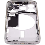 Apple iPhone 15 Pro Middle Frame with Small Parts (No Charger Flex) - Natural Titanium AM Plus