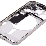 Apple iPhone 15 Pro Middle Frame with Small Parts (No Charger Flex) - Natural Titanium AM Plus