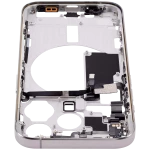 Apple iPhone 15 Pro Middle Frame with Small Parts (No Charger Flex) - Natural Titanium AM Plus