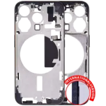Apple iPhone 15 Pro Middle Frame with Small Parts (No Charger Flex) - Blue Titanium AM Plus
