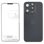 Apple iPhone 15 Pro Back Cover with Magnet Bazel incl NFC and Flash Flex - Black Titanium Service Pack