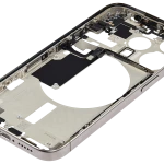 Apple iPhone 15 Pro Middle Frame with Small Parts (No Charger Flex) - Natural Titanium Pulled B