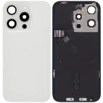 Apple iPhone 15 Pro Back Cover with Magnet Bazel incl NFC and Flash Flex - White Titanium Pulled B