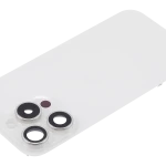 Apple iPhone 15 Pro Back Cover with Magnet Bazel incl NFC and Flash Flex - White Titanium Pulled B