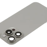 Apple iPhone 15 Pro Back Cover with Magnet Bazel incl NFC and Flash Flex - Natural Titanium Pulled B