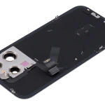 Apple iPhone 15 Pro Back Cover with Magnet Bazel incl NFC and Flash Flex - Natural Titanium Pulled B