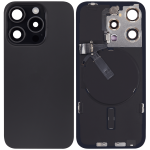 Apple iPhone 15 Pro Back Cover with Magnet Bazel incl NFC and Flash Flex - Blue Titanium Pulled B