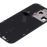 Apple iPhone 15 Pro Back Cover with Magnet Bazel incl NFC and Flash Flex - Blue Titanium Pulled B