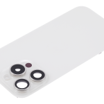 Apple iPhone 15 Pro Back Cover with Magnet Bazel incl NFC and Flash Flex - White Titanium Pulled C