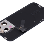 Apple iPhone 15 Pro Back Cover with Magnet Bazel incl NFC and Flash Flex - White Titanium Pulled C