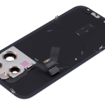 Apple iPhone 15 Pro Back Cover with Magnet Bazel incl NFC and Flash Flex - Natural Titanium Pulled C