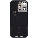 Apple iPhone 15 Pro Back Cover with Magnet Bazel incl NFC and Flash Flex - Blue Titanium Pulled C