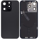 Apple iPhone 15 Pro Back Cover with Magnet Bazel incl NFC and Flash Flex - Black Titanium Pulled C