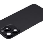 Apple iPhone 15 Pro Back Cover with Magnet Bazel incl NFC and Flash Flex - Black Titanium Pulled C