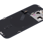 Apple iPhone 15 Pro Back Cover with Magnet Bazel incl NFC and Flash Flex - Black Titanium Pulled C
