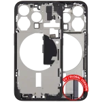 Apple iPhone 15 Pro Middle Frame with Small Parts - Black Titanium Pulled C
