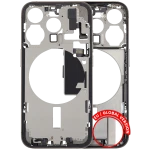 Apple iPhone 15 Pro Middle Frame with Small Parts - Natural Titanium Pulled B