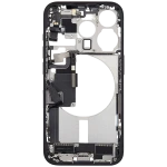 Apple iPhone 15 Pro Middle Frame with Small Parts - Blue Titanium Pulled B