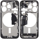 Apple iPhone 15 Pro Middle Frame with Small Parts - Black Titanium Pulled B