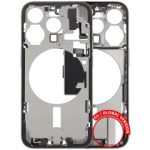 Apple iPhone 15 Pro Middle Frame with Small Parts - Natural Titanium Pulled A