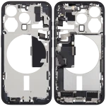 Apple iPhone 15 Pro Middle Frame with Small Parts - Blue Titanium Pulled A