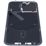 Apple iPhone 15 Pro Back Cover with Magnet Bazel incl NFC and Flash Flex - Blue Titanium Service Pack