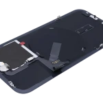 Apple iPhone 15 Pro Back Cover with Magnet Bazel incl NFC and Flash Flex - Blue Titanium Service Pack