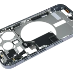 Apple iPhone 15 Pro Middle Frame with Small Parts (No Charger Flex) - Blue Titanium Pulled B