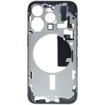 Apple iPhone 15 Pro Middle Frame with Small Parts (No Charger Flex) - Blue Titanium Pulled C