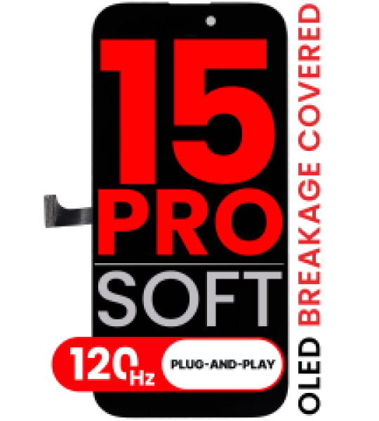 Apple iPhone 15 Pro Display Soft Oled (120Hz) Diagnosable