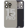 Apple iPhone 15 Pro Back Cover with Magnet Bazel incl NFC and Flash Flex - Natural Titanium Pulled A