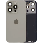 Apple iPhone 15 Pro Back Cover with Magnet Bazel incl NFC and Flash Flex - Natural Titanium Service Pack