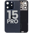 Apple iPhone 15 Pro Back Cover with Magnet Bazel incl NFC and Flash Flex - Blue Titanium Pulled C