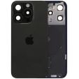 Apple iPhone 15 Pro Back Cover with Magnet Bazel incl NFC and Flash Flex - Black Titanium Service Pack