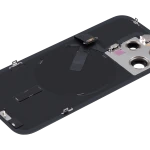 Apple iPhone 15 Pro Back Cover with Magnet Bazel incl NFC and Flash Flex - Black Titanium Service Pack