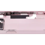 Apple iPhone 15 Middle Frame with Small Parts (No Charger Flex) - Pink Pulled A