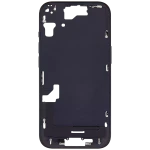 Apple iPhone 15 Middle Frame with Small Parts (No Charger Flex) - Black AM Plus