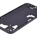 Apple iPhone 15 Middle Frame with Small Parts (No Charger Flex) - Black AM Plus