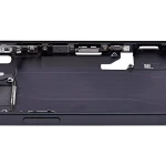 Apple iPhone 15 Middle Frame with Small Parts (No Charger Flex) - Black AM Plus